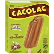 Yeti Cacolac bâtonnet fudge praliné noisette 6x70ml 348g
