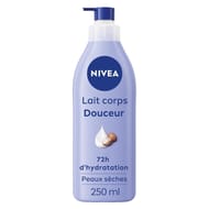 Nivea body lait douceur peau sèche avec pompe 250ml