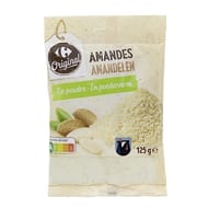 Carrefour original amande en poudre 125g