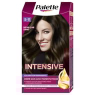 Palette intensive coloration permanente 5-11 châtain clair cendré