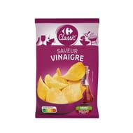 Carrefour classic' 135g chips saveur vinaigre