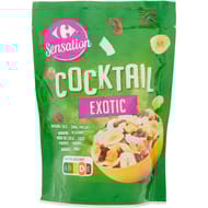 Carrefour sensation fruits séchés cocktail exotic 110g