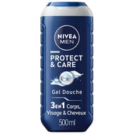 Nivea men gel douche protect & care 3en1 500ml