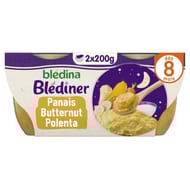 Blédiner bols crémeux de panais butternut et polenta dès 8mois 2x200gr