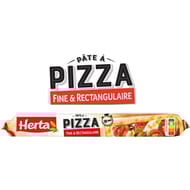 Herta pâte à pizza fine & rectangulaire 390g