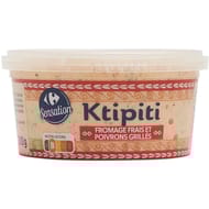 Carrefour sensation ktipiti fromage frais poivrons 200g