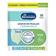 Dr beckmann lessive en feuilles magiques l'essentielle x50