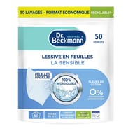 Dr beckmann lessive en feuilles magiques la sensible x50