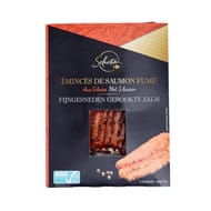 Carrefour sélection émincés de saumon fumé aux 5 baies 100g