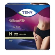 Tena lady silhouette serviettes normal noir x10