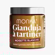 Monka gianduja à tartiner noisette blanche 200g