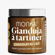 Monka gianduja à tartiner chocolat au lait 200g