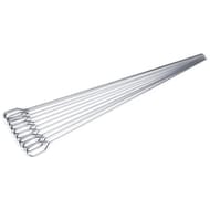 Lot de 10 brochette inox hyba