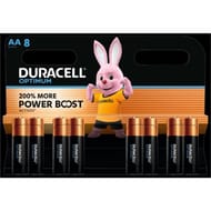 Duracell piles optimum aa x8 192g