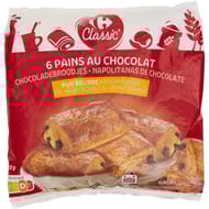 Carrefour Classic 6 pains au chocolat 420g