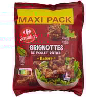 Carrefour sensation grignottes de poulet rôties nature 500g
