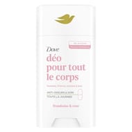Dove déo stick pour tout le corps framboise & rose 75ml
