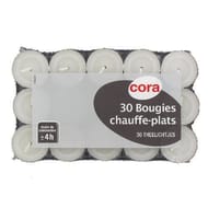 Cora chauffe plats x30 blanc