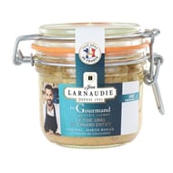 Jean larnaudie foie gras de canard entier france "le gourmand" bocal 180g