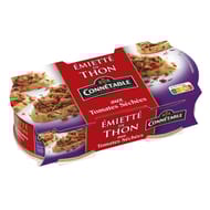 Connetable émietté de thon aux tomates séchées 2x80g