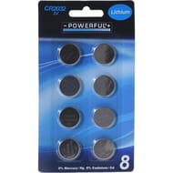 Piles boutons CR2032 3v x8