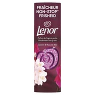 Lenor parfum de linge en perles jasmin et rose de mai 19 doses 235g