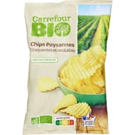 Carrefour bio chips paysannes 125g