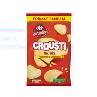 Carrefour sensation chips crousti nature 270g