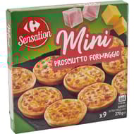 Carrefour coeur d emarché mini pizza jambon fromage 270g