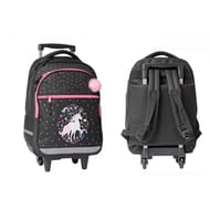 Sac à dos à roulettes licorne