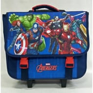 Cartable à roulettes 38 cm - avengers