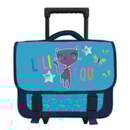 Cartable à roulettes 38 cm lililou