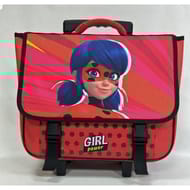 Cartable à roulettes miraculous 38 cm