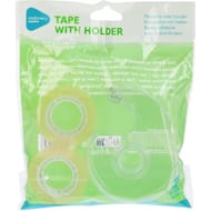 Rouleaux de ruban adhésif transparent x2 avec bord denté