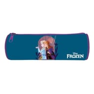 Trousse ronde bleu la reine des neiges