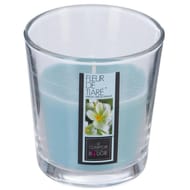Bougie verre parfum fleur de tiaré 90g