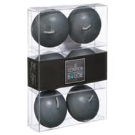 Lot de 6 bougies flottantes grises