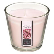 Bougie parfumée rose Nina dans verre 190 g