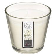 Bougie parfumée jasmin Nina dans verre 190 g