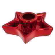 Photophore éléctro étoile rouge d 10.5 cm