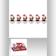 Bougies chauffe plat père noël x6 28 g