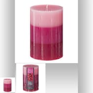 Bougie parfumée framboise 7 x10 cm