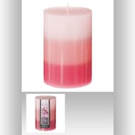 Bougie petit format trio rose 7 x 10 cm
