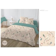 Parure housse de couette 240x220 + 2 taies 63x63 missy 51 fils