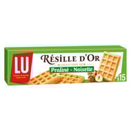 Lu résille d'or praliné-noisette 15 mini gaufres fourrées 110g