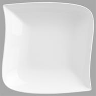 Assiette creuse carré vague 21 cm