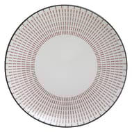 Assiette plate lunis rouge 27 cm