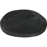 Sous assiette noire en bois 29-34 cm