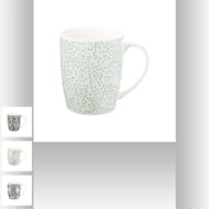 Mug floral green 33 cl