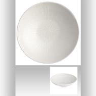 Assiette creuse atelier crème 19 cm
